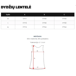 Vīriešu balts T-krekls Noteikumi