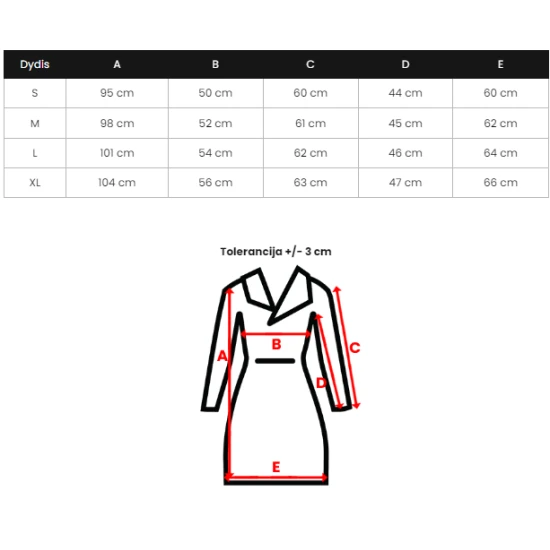 Sieviešu melna ziemas jaka ar kapuci Merin Jakas