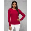 Sieviešu bordo džemperis Stel JS/8005/5