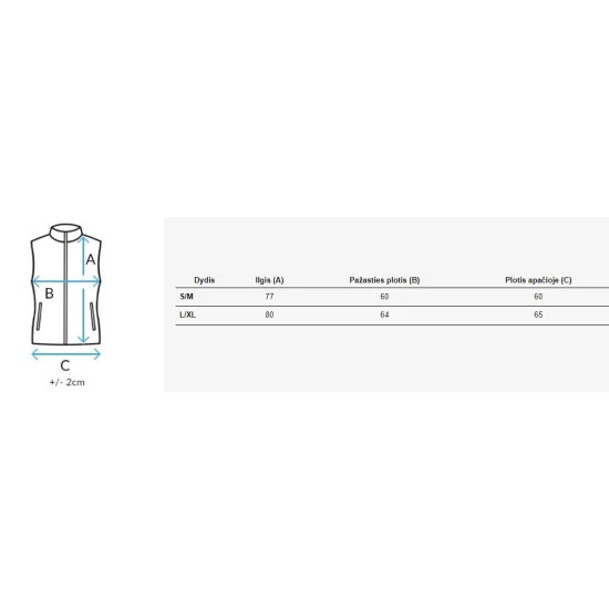 Sieviešu garā veste Nova TY4521