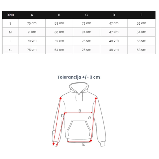 Vīriešu tumši pelēks džemperis Never give up O/SWE23037Z