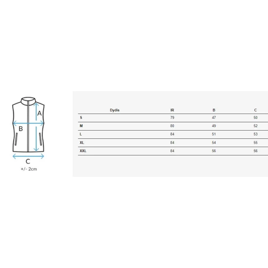 Sieviešu stepēta veste melnā krāsā Aria TY4462