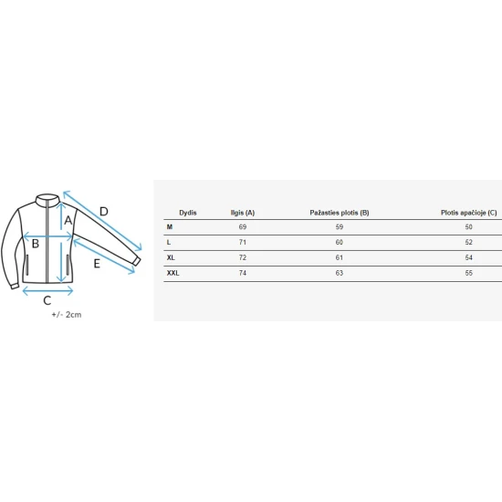 Vīriešu melna jaka ar kapuci David TX4235