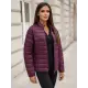 Bordo stepēta jaka Sofia