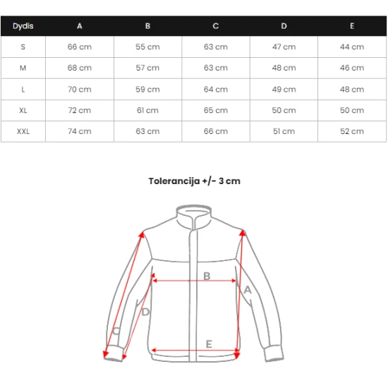 Vīriešu melna stepēta jaka Aibel JS/57M7501/392