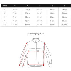 Vīriešu melna ziemas jaka Lorenzo