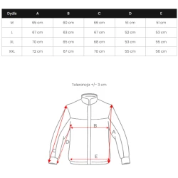 Bombera ziemas jaka vīriešiem baltā krāsā Lemi