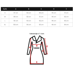 Balts ziemas mētelis Elin