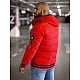 Punainen miesten tikattu takki Aibel JS/57M7501/270