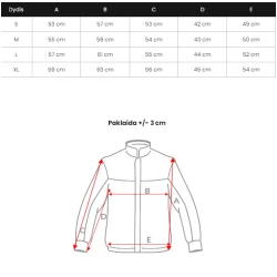 Sieviešu melna jaka Lara