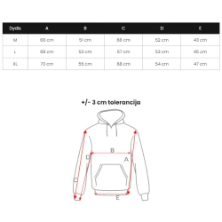 Vīriešu melns džemperis All eyes on me