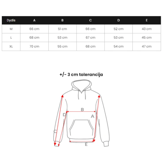 Vīriešu melns džemperis All eyes on me O/P2027Z
