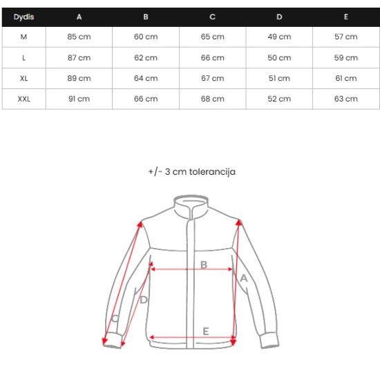 Vīriešu melna ziemas jaka Optin JS/5M3123/392