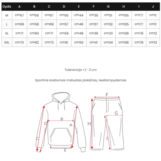 Gialer vīriešu treniņtērps melnā krāsā JS/8C99/3