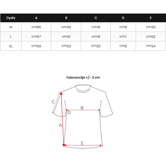 Vīriešu melns T-krekls Dont give up O/8T1275/3