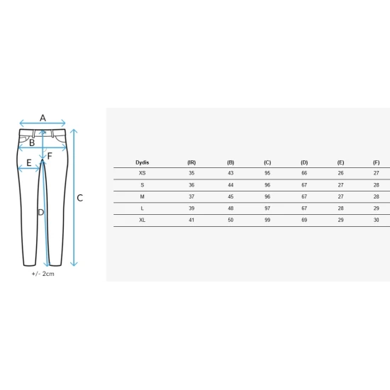 Sieviešu brūni džinsi Evin UY2375