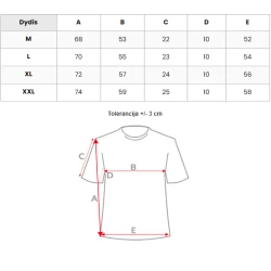 Vīriešu melns Soldier T-krekls