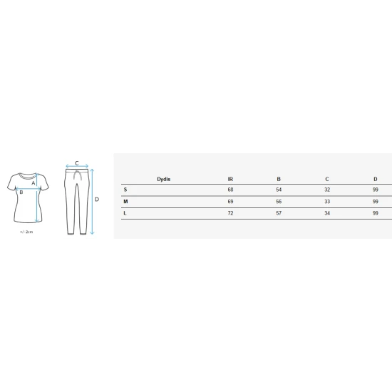 Sieviešu komplekts Indrel zilā krāsā Sporta tērpi