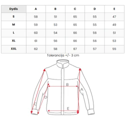 Vīriešu melna džinsa jaka Manti