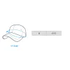 Unisex balta cepure Grid V2 OM-ACCS-0104