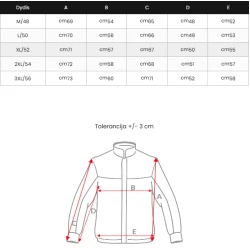 Vīriešu melna stepēta jaka ar kapuci Valter