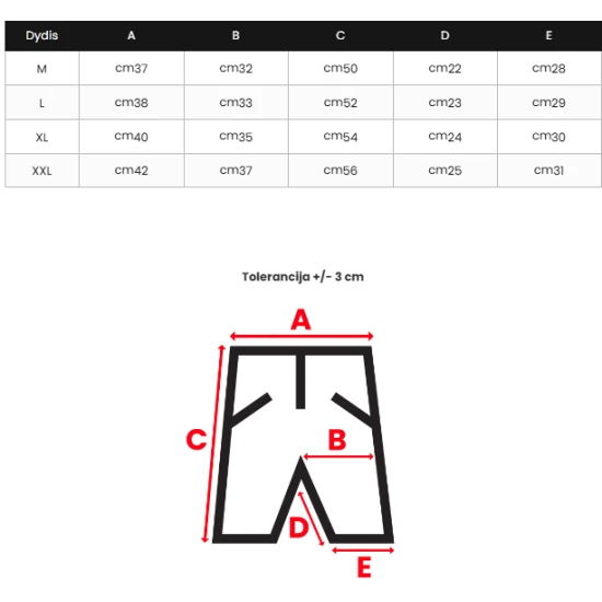 Vīriešu melni šorti Emir JS/8K1551/3