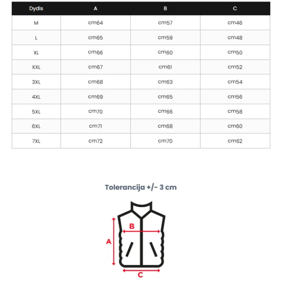 Lider stepēta vīriešu melna veste Vestes