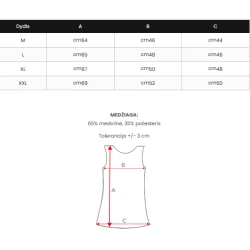 Vīriešu tumši zils krekls bez piedurknēm Romul