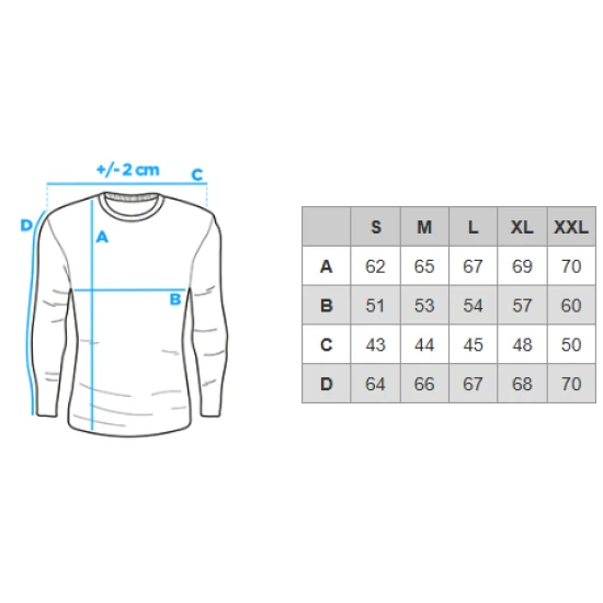 Vīriešu polo krekliņš ar garām piedurknēm balts Don V4 OM-POLS-0146