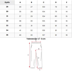 Vīriešu melni džinsi Everton