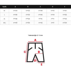 Vīriešu šorti melni/pelēki Renald