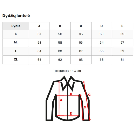 Vīriešu balts džinsa krekls Tol L/CA777/2