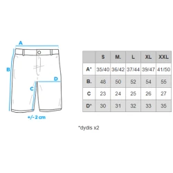 Vīriešu tumši zili šorti Rod