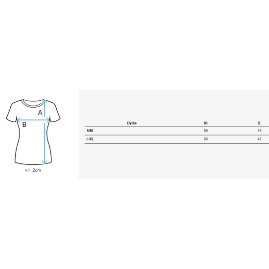 Sieviešu balts svītrains T-krekls Liness RY2818