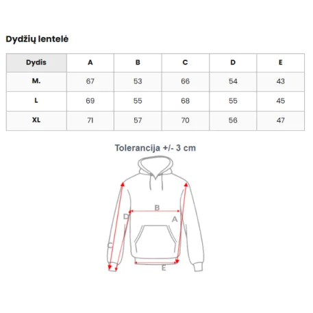 Vīriešu balts džemperis ar kapuci JS/8B1232/1Z