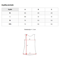 Vīriešu balts krekls bez piedurknēm Black2