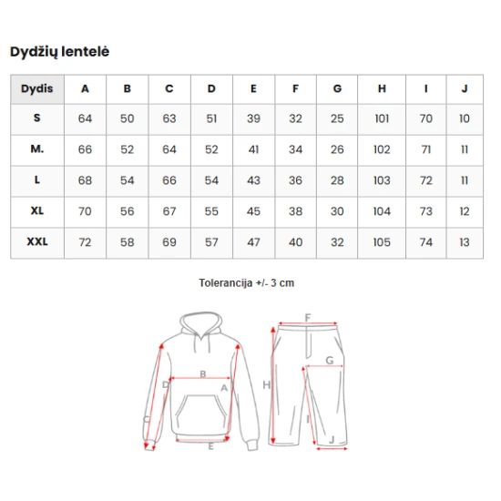 Vīriešu brūns treniņtērpu komplekts Design