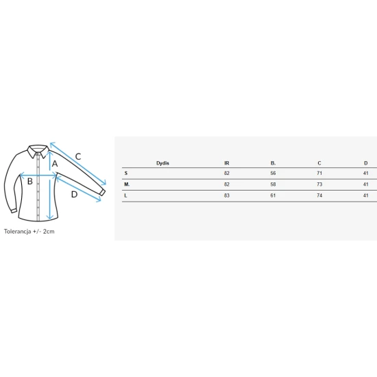 Sieviešu gaiši zils krekls Levy DY0382