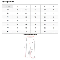 Brūnas vīriešu bikses Gala