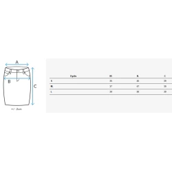 Sieviešu melni mini svārki Daniz