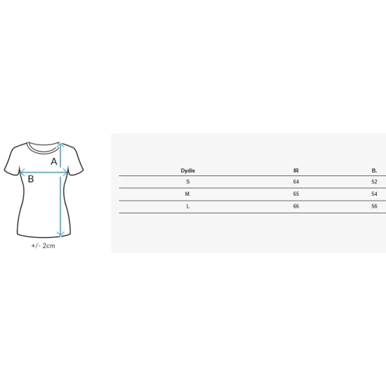 Sieviešu svītrains zils krekliņš Almin RY2562