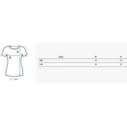 Sieviešu melns T-krekls Classy