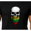 Vīriešu melns krekls Skull and Beard PK4015
