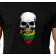 Vīriešu melns krekls Skull and Beard PK4015