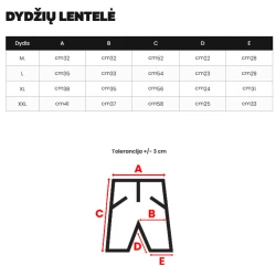 Vīriešu tumši zili sporta šorti Angus