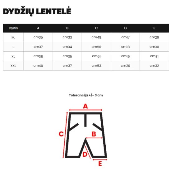 Vīriešu melni šorti Devon JS/27K6538/3