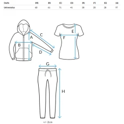 Trīsdaļīgs sieviešu komplekts melnā krāsā Kemy