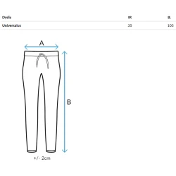 Sieviešu melnas bikses Mirelou