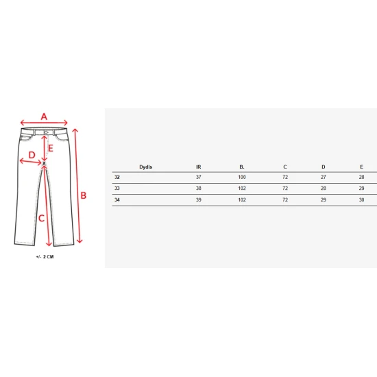 Vīriešu gaiši pelēkas bikses Ursan Klasiskās bikses