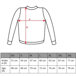 Balts džemperis ar kapuci Batian